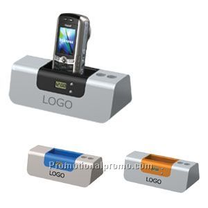 Phone Holder With LCD Clock