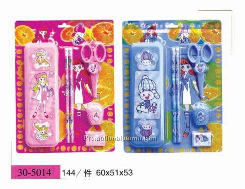 Cheap Blister Packaging Statiomnery Set