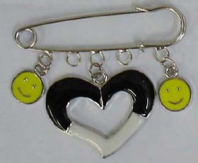 Alloy clothes brooches