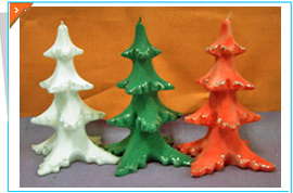 Christmas tree candle