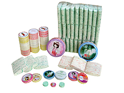 Compress towel for advertisement