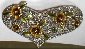 LOVE Alloy hair clamps