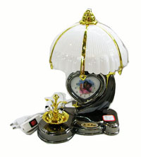 Love lamp clock