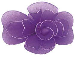 Purple hair decoration