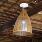Refined bamboo lamp