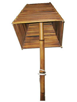 bamboo root desk lamp