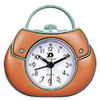 orange Handbag alarm clock