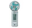 multifuction mini fanner LCD clock with flashlight