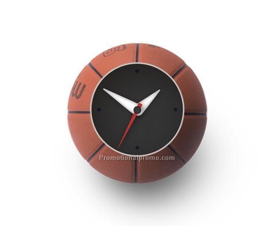 Basketball shape clock