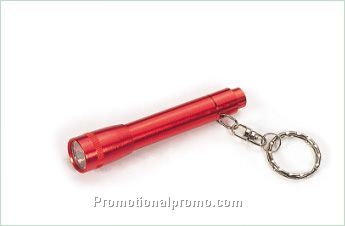 Metal LED keychain flashlight