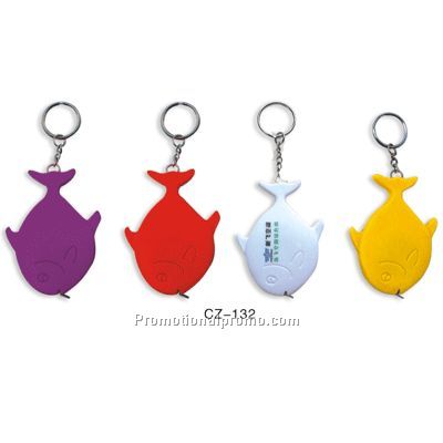 Tape measure keychain