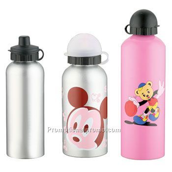 small aluminum kid sports water bottle