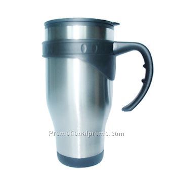 Stainless steel travel mug