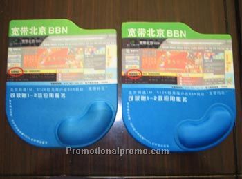 Logo printing wrist mouse pad