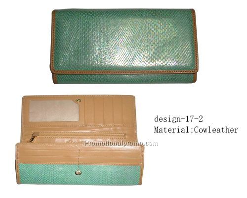 cow leather women`s wallet