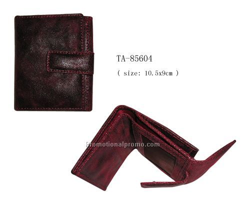 cow leather women`s wallet