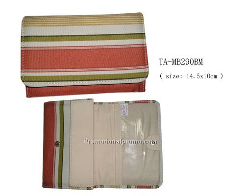 Micro fibre imitation leather women`s wallet