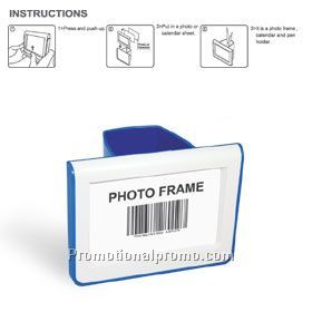 Plastic Picture Frame With Pen Holder