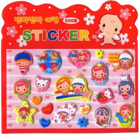 Sticker-puffy Stickers