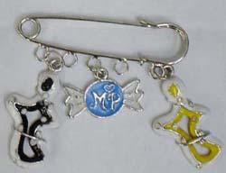 Alloy clothes brooches