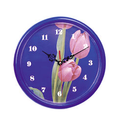 Blue Wall clock
