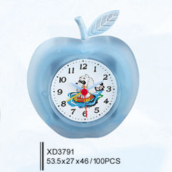 Blue apple Craft clock