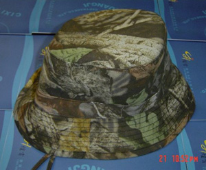 Camouflaged cap