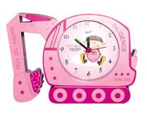 Chain Block Cartoon Clock