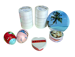 Compress towel for advertisement