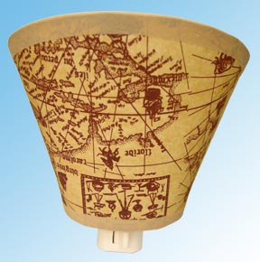 Nightlight With Fabric Shade   Lamp