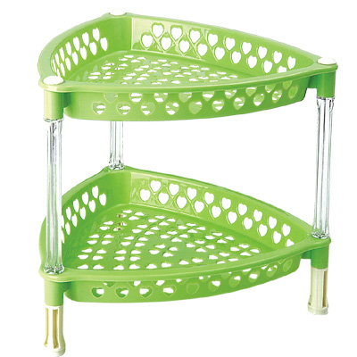 Triangle two-floor shoes frame