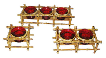 bamboo candleholder