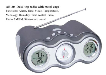 AE-20 Multifunction Clock Radio