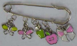 Alloy clothes brooches