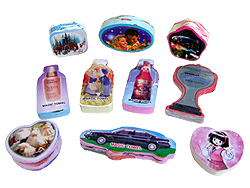 Compress towel for advertisement