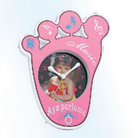 FOOT cartoon clock