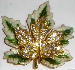 Leaf Alloy clothes brooches