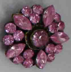 Red-diamond alloy buttons