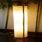 Tall bamboo lamp