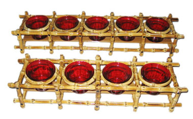 bamboo candleholder