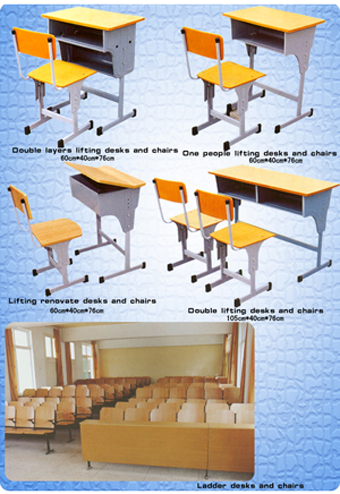 lifting desks and chairs