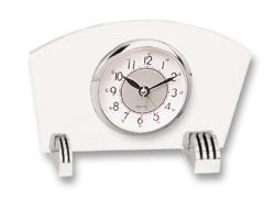 silver Transparent clock