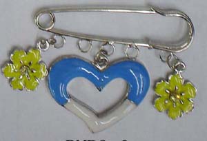 Alloy clothes brooches