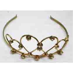 Alloy hair crown