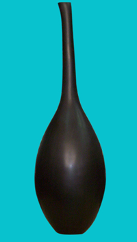 Soup spoon type resin vase