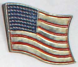 flag Alloy clothes brooches