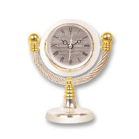 global silver and golden Transparent clock