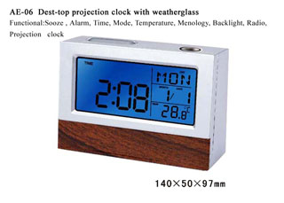 AE-06 Multifuction Projection Clock