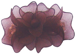 Brown hair decoration