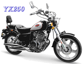Cruiser motorcycle 250
